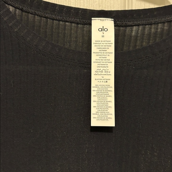 ALO Ribbed sea coast long sleeve - Picture 2 of 5